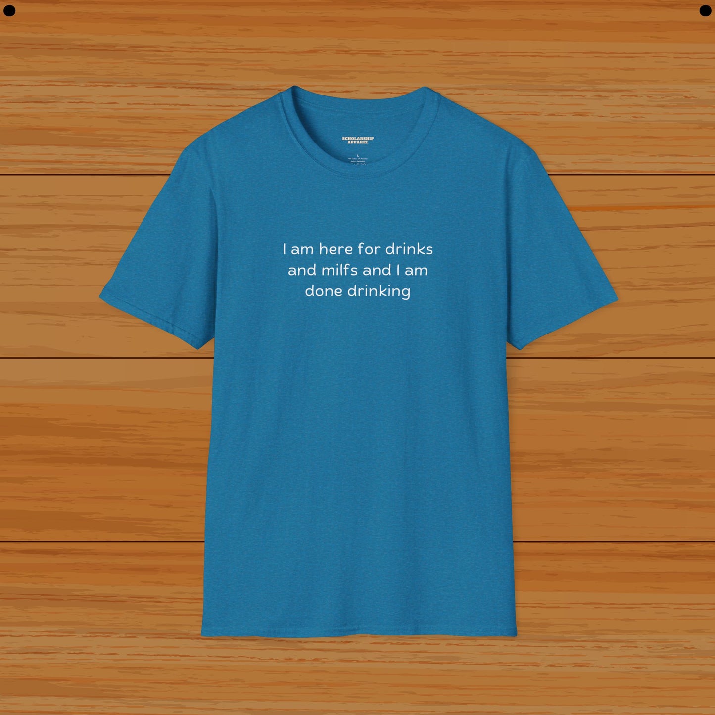 Drink and Milfs Humor Tee - Funny Tee - Scholarship Apparel