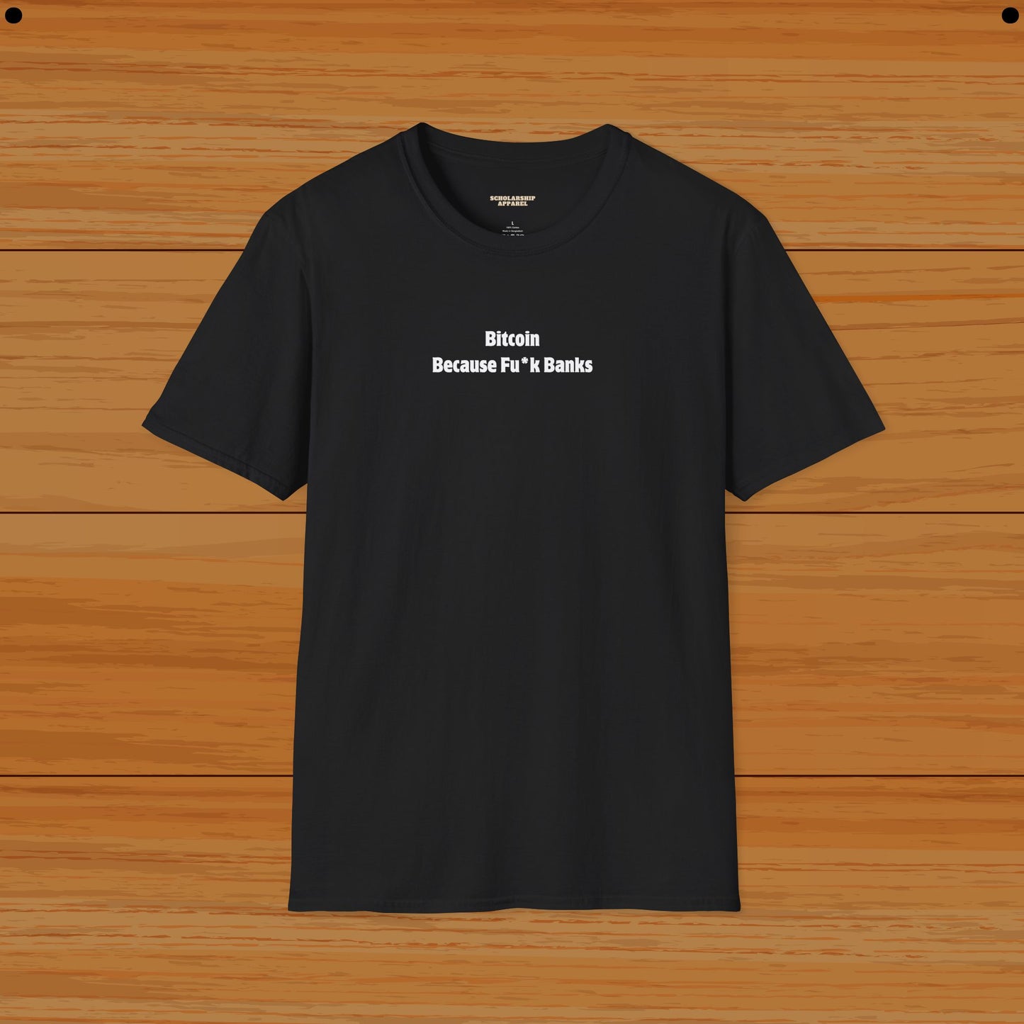 Crypto Bitcoin Humor Tee - Scholarship Apparel