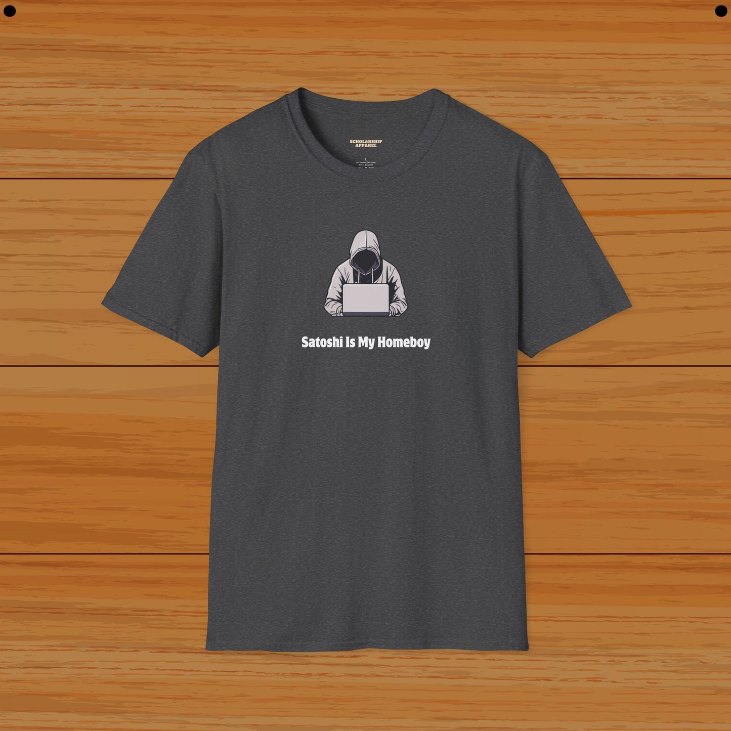 Satoshi is My Homeboy Crypto Trader Humor Tee