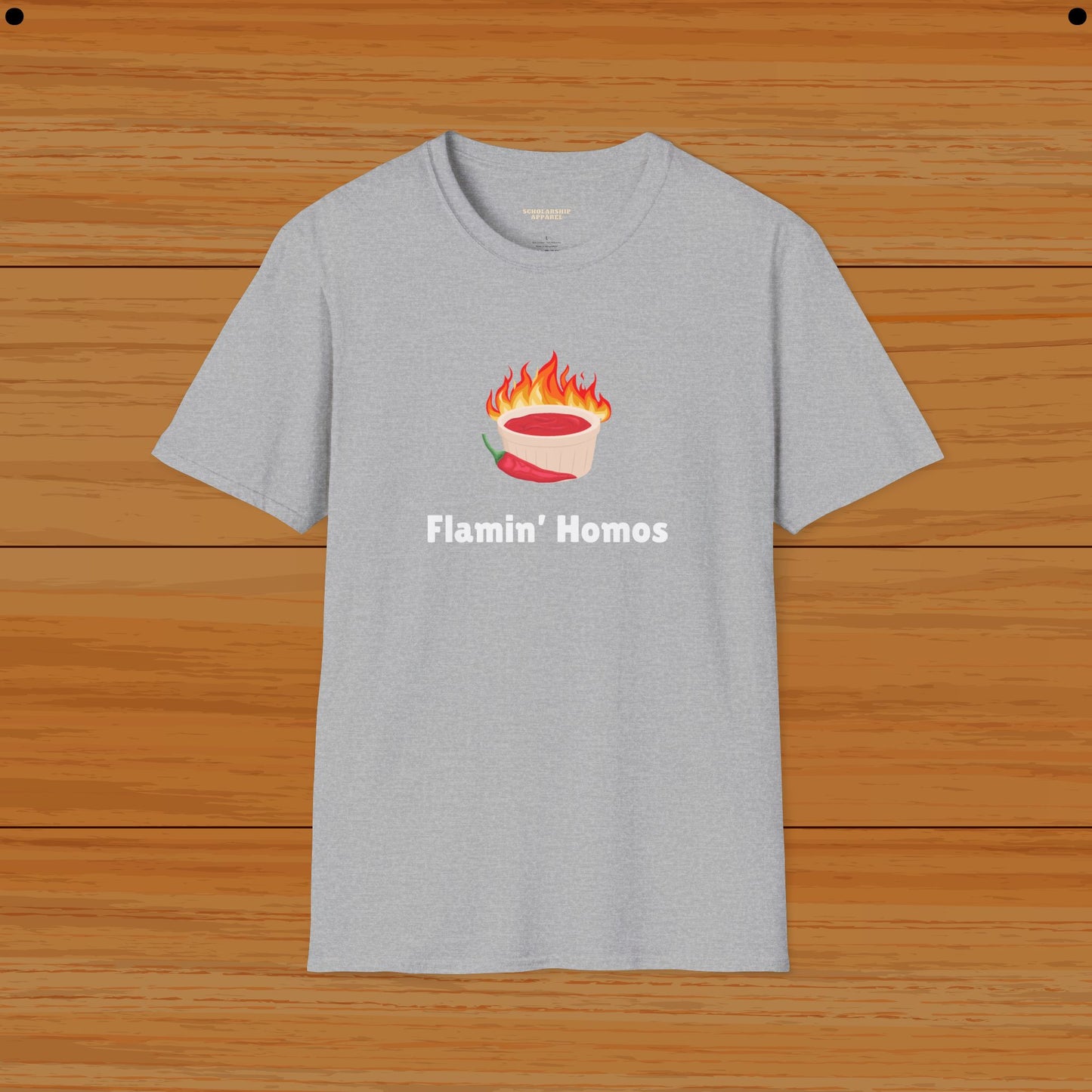 Flamin Homo Humor Tee For LGBQT