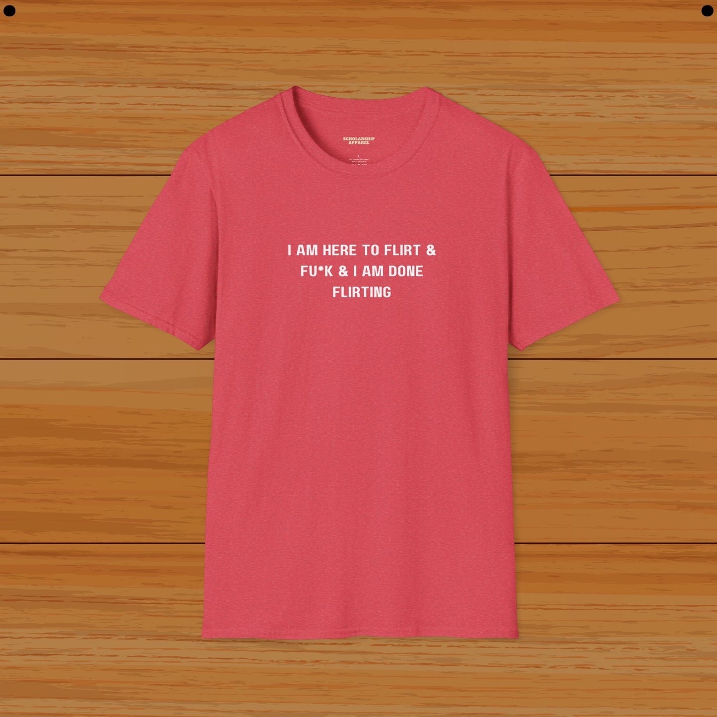 Flirt and Fu*k Humor Tee - Funny Tee