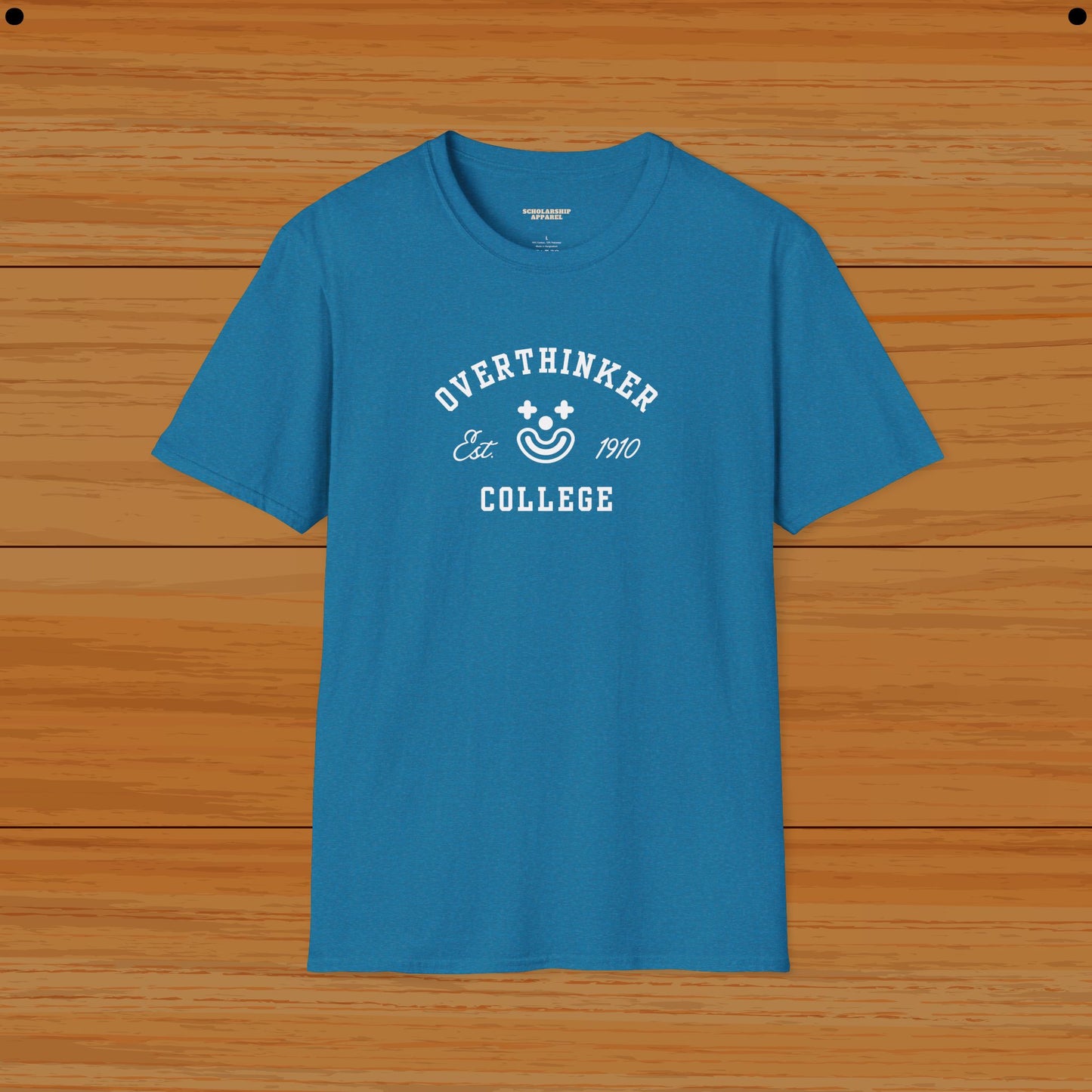 Overthinker College Humor Tee