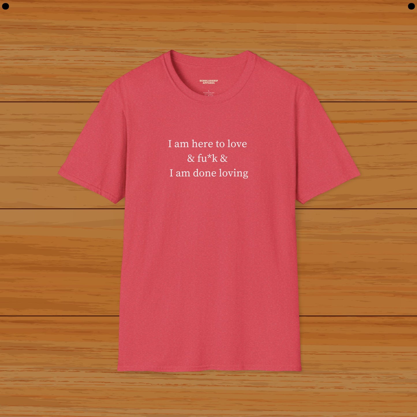 Love And Fu*k Humor Tee - Funny Tee