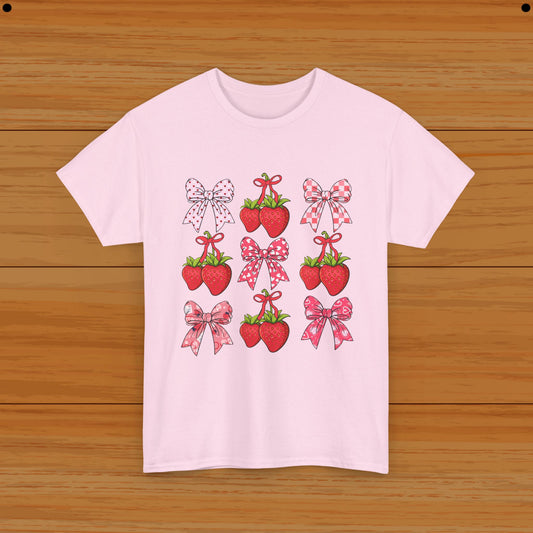 Valentine Tee - Strawberry