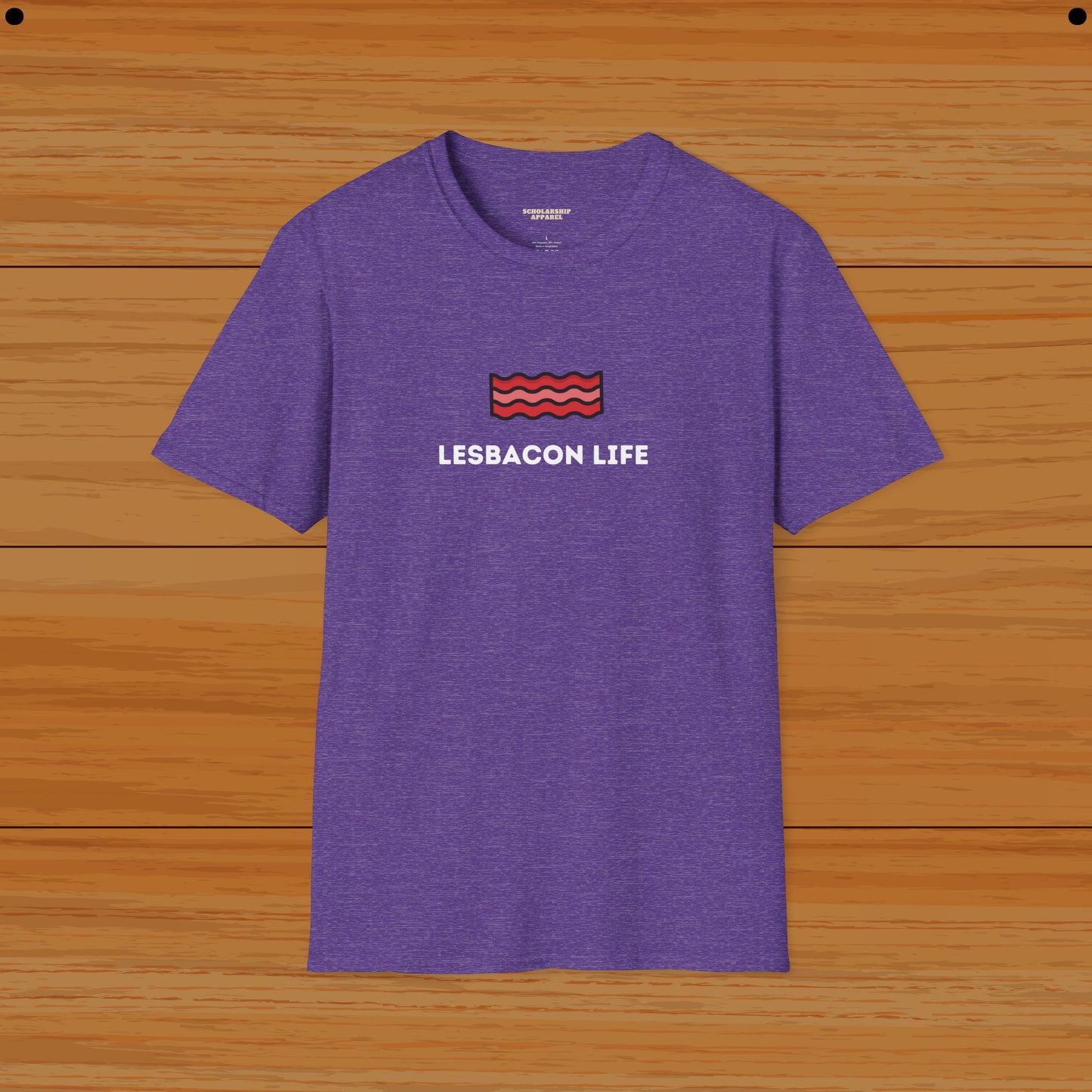 Lessbacon Humor Tee For LGBQT