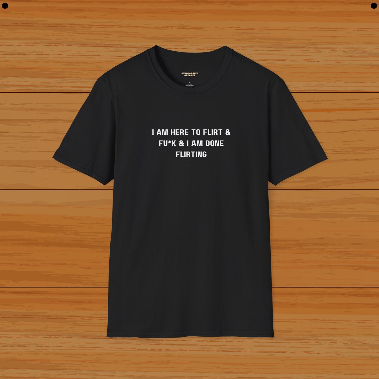 Flirt and Fu*k Humor Tee - Funny Tee