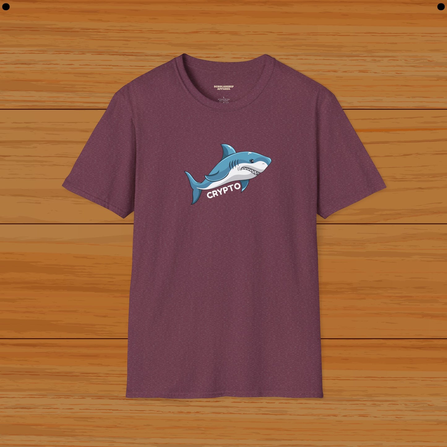 Crypto Shark Humor Tee