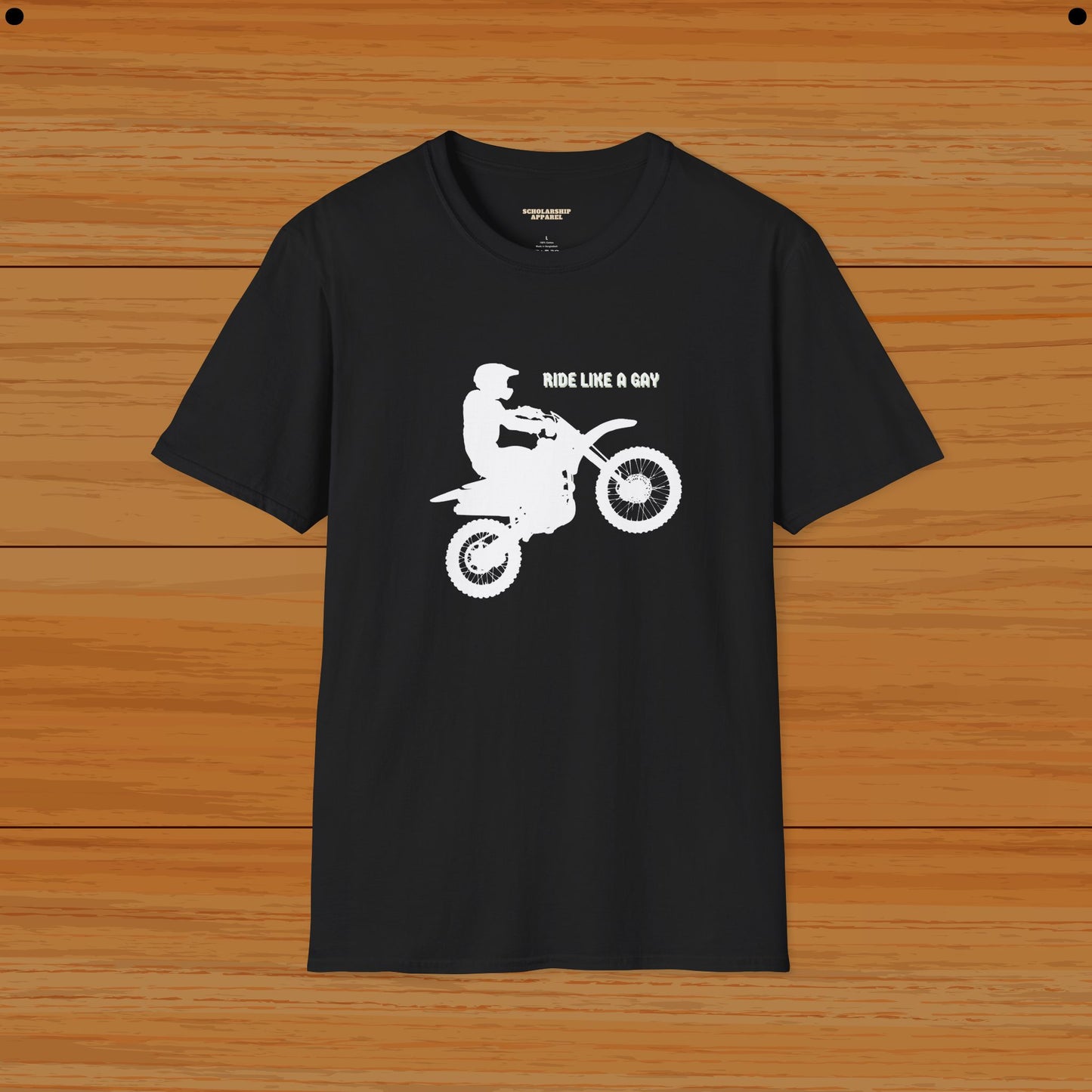 Ride Like A Gay Humor Tee