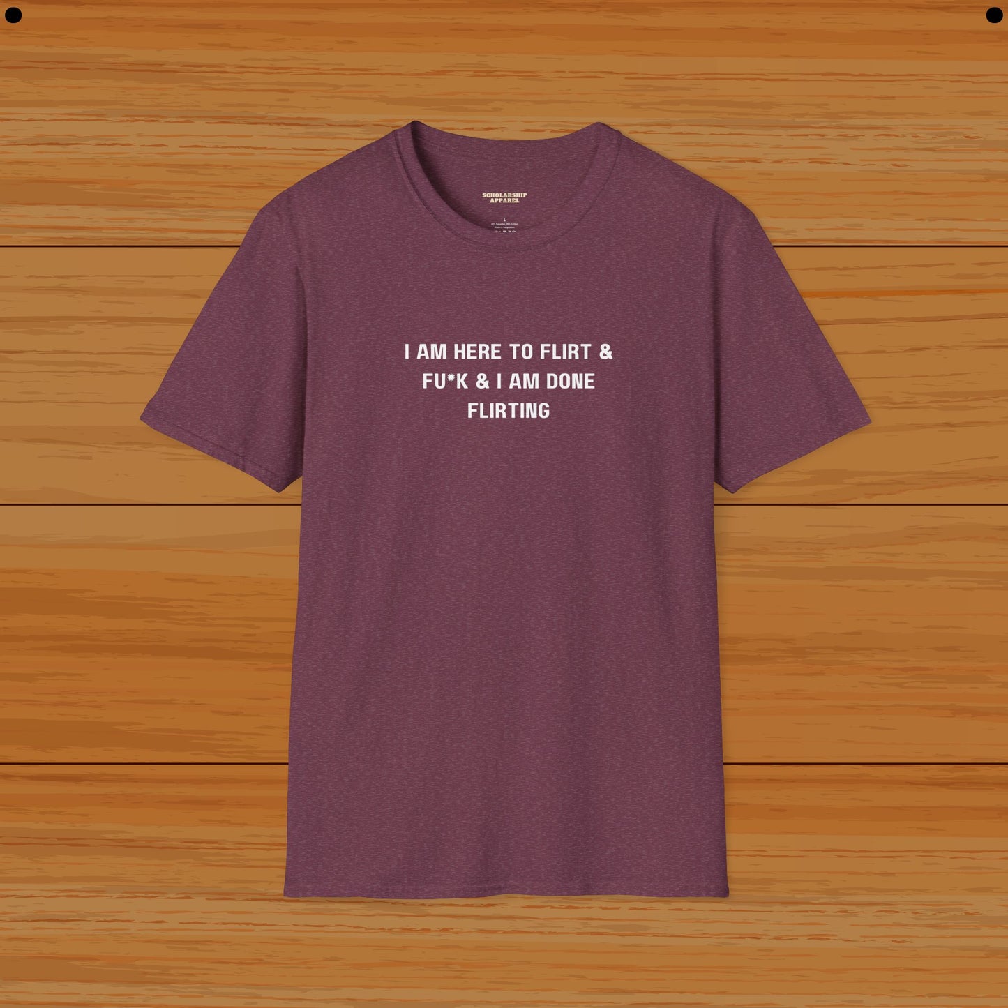 Flirt and Fu*k Humor Tee - Funny Tee