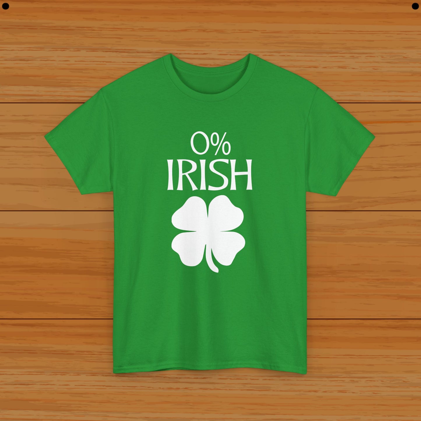 Zero Percent Irish- St Patricks Day Tee