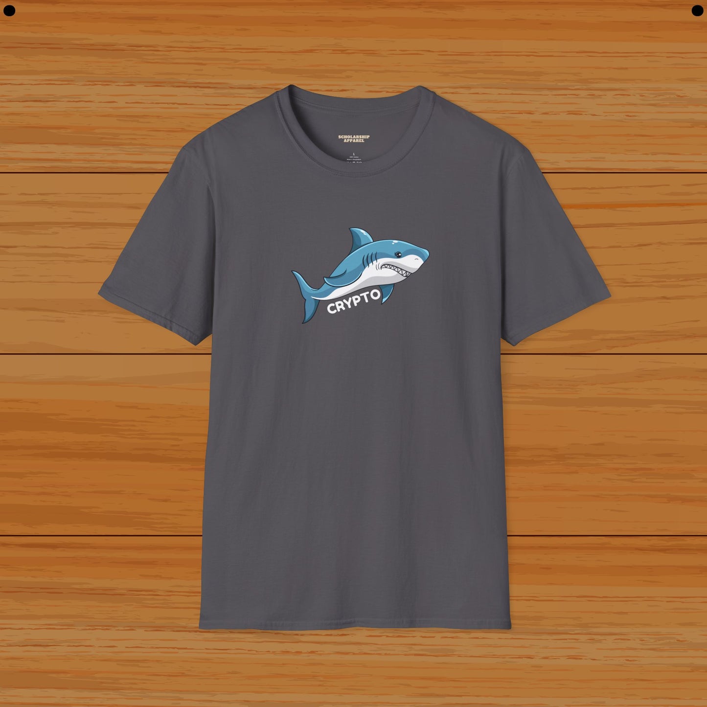 Crypto Shark Humor Tee