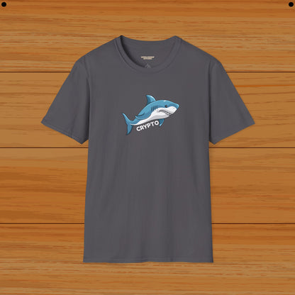 Crypto Shark Humor Tee