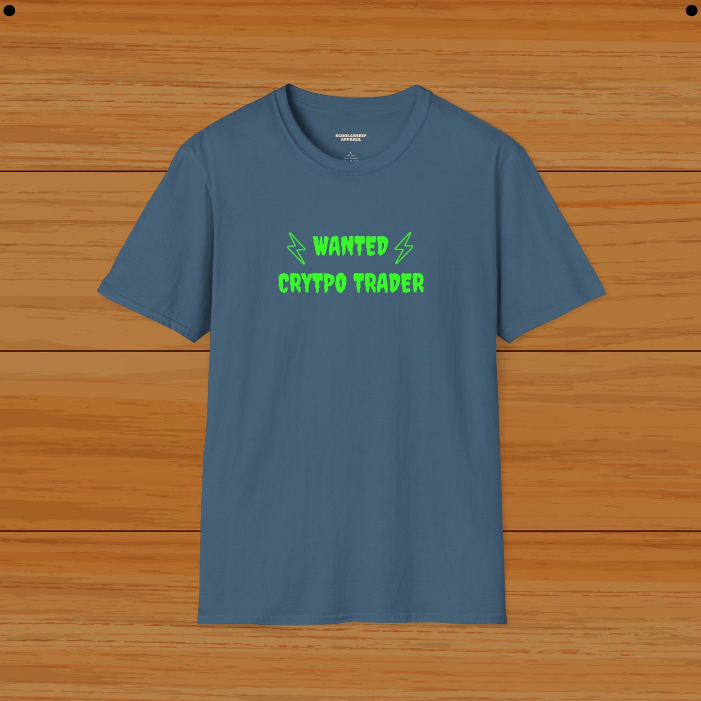 Wanted Crypto Trader Humor Tee