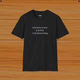 Love And Fu*k Humor Tee - Funny Tee