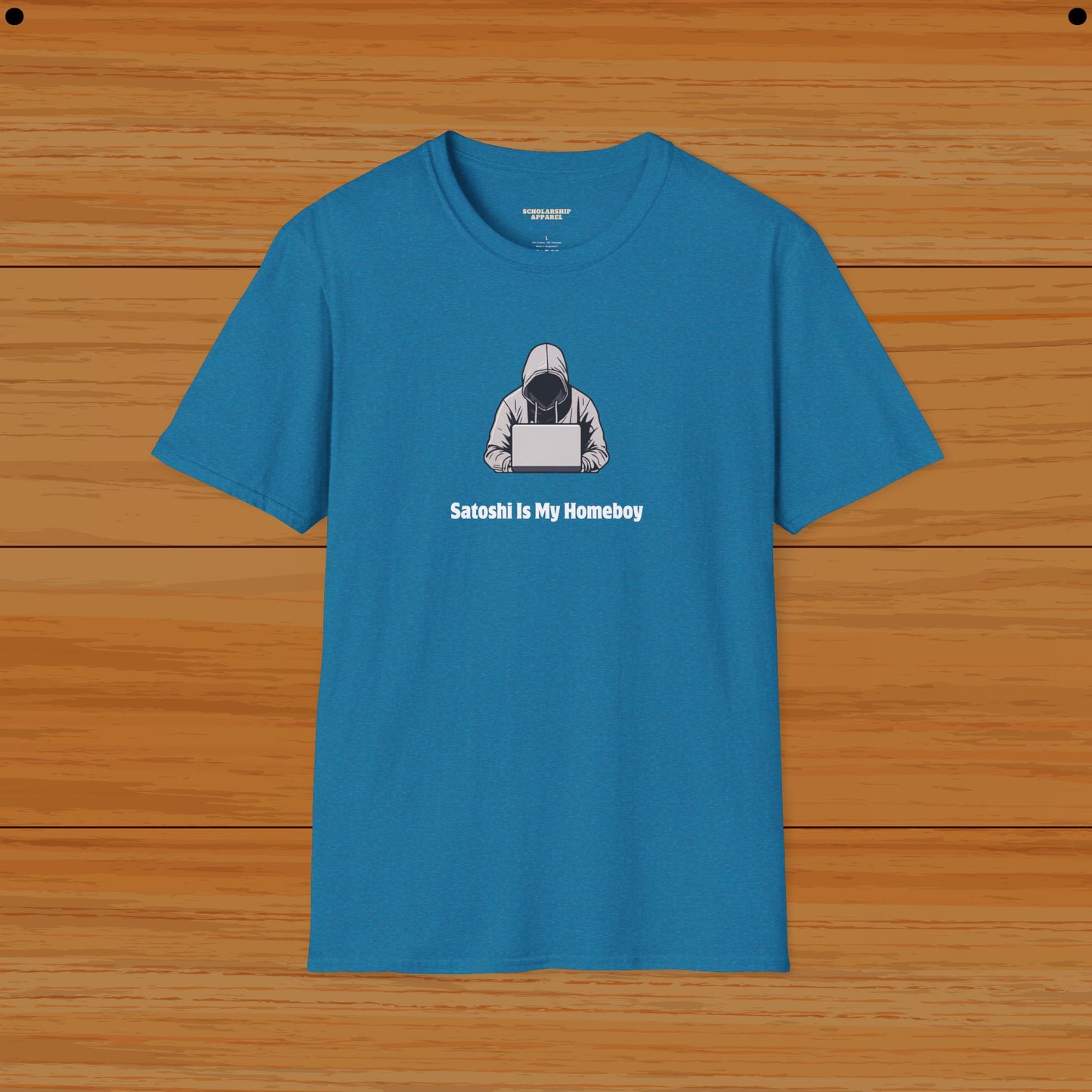 Satoshi is My Homeboy Crypto Trader Humor Tee