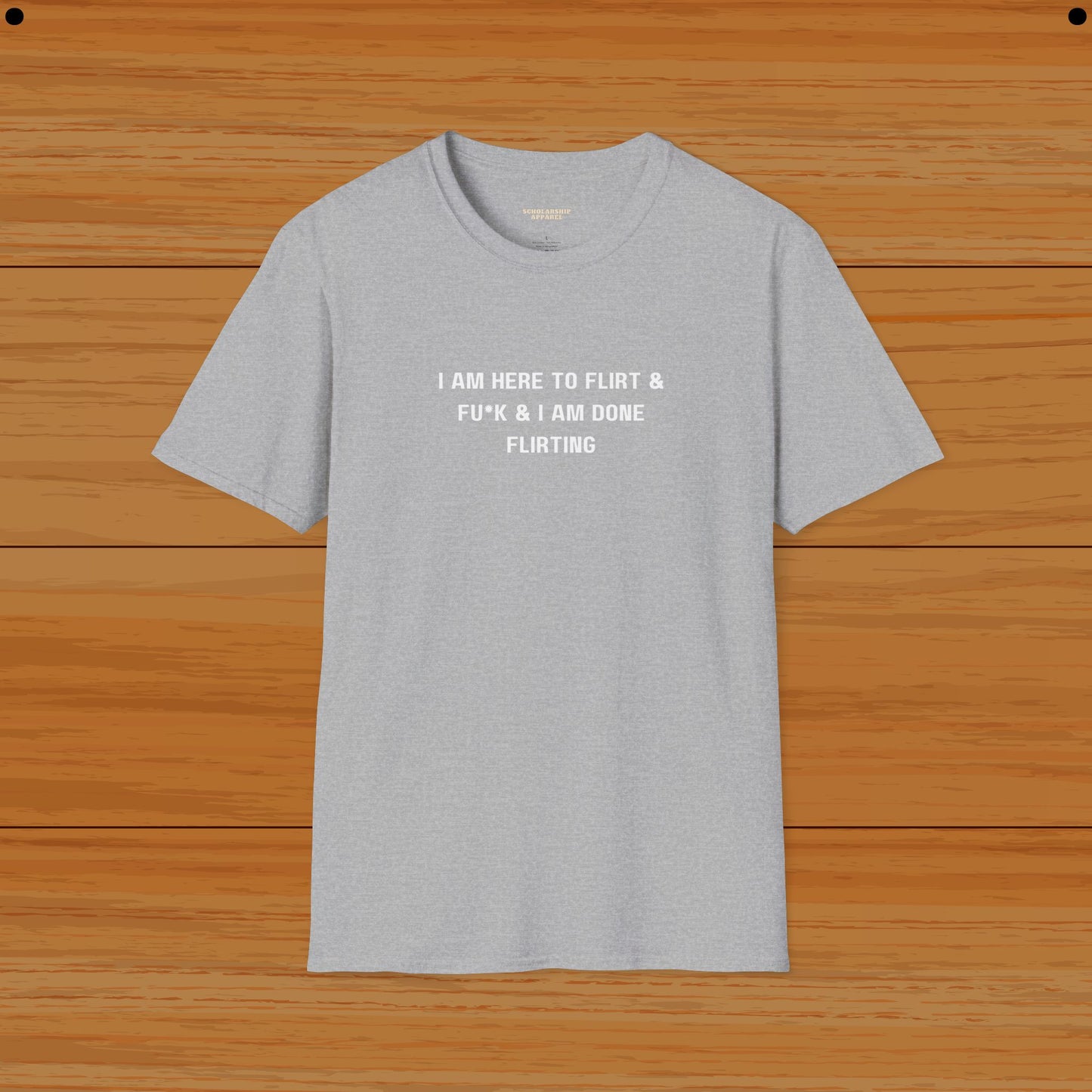 Flirt and Fu*k Humor Tee - Funny Tee