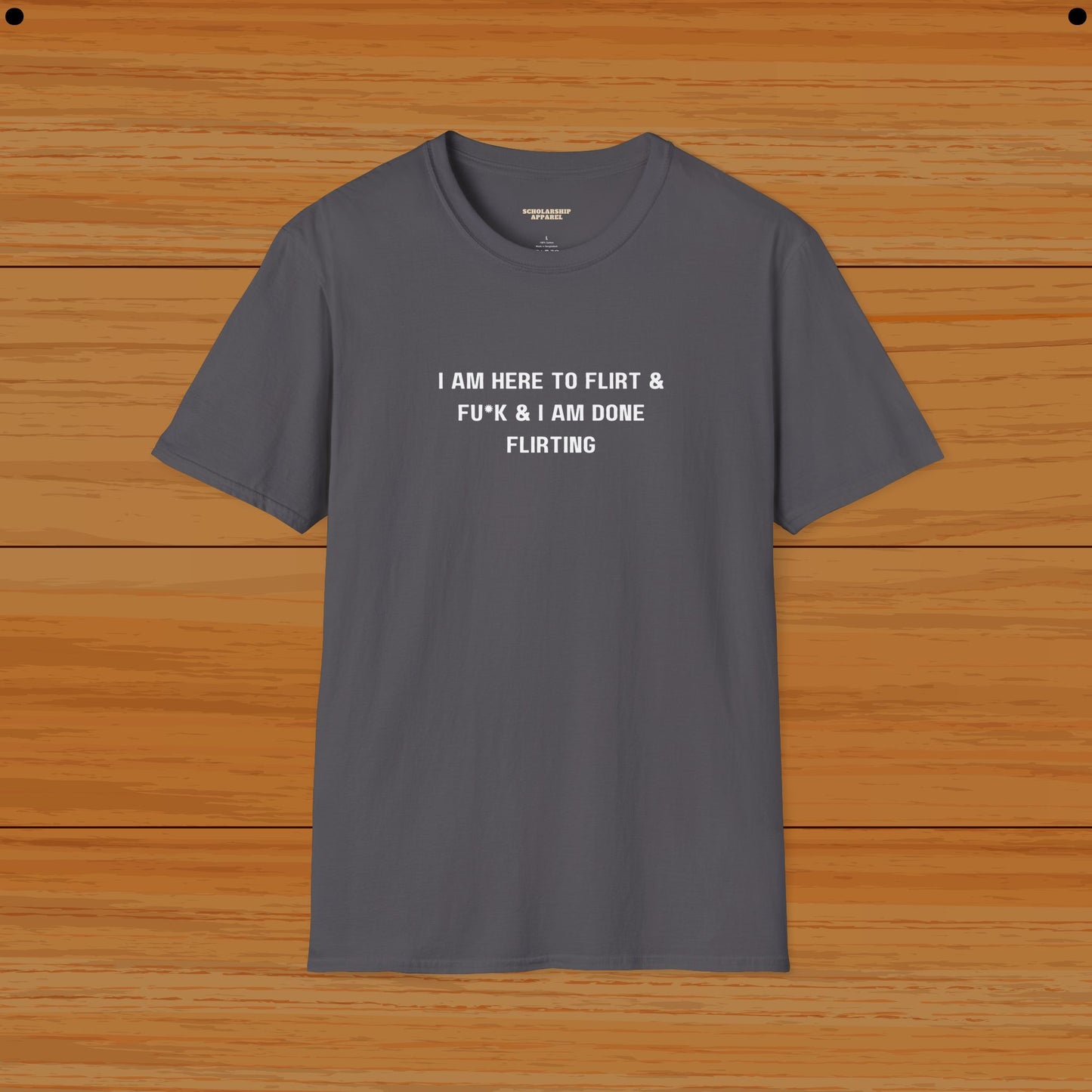 Flirt and Fu*k Humor Tee - Funny Tee