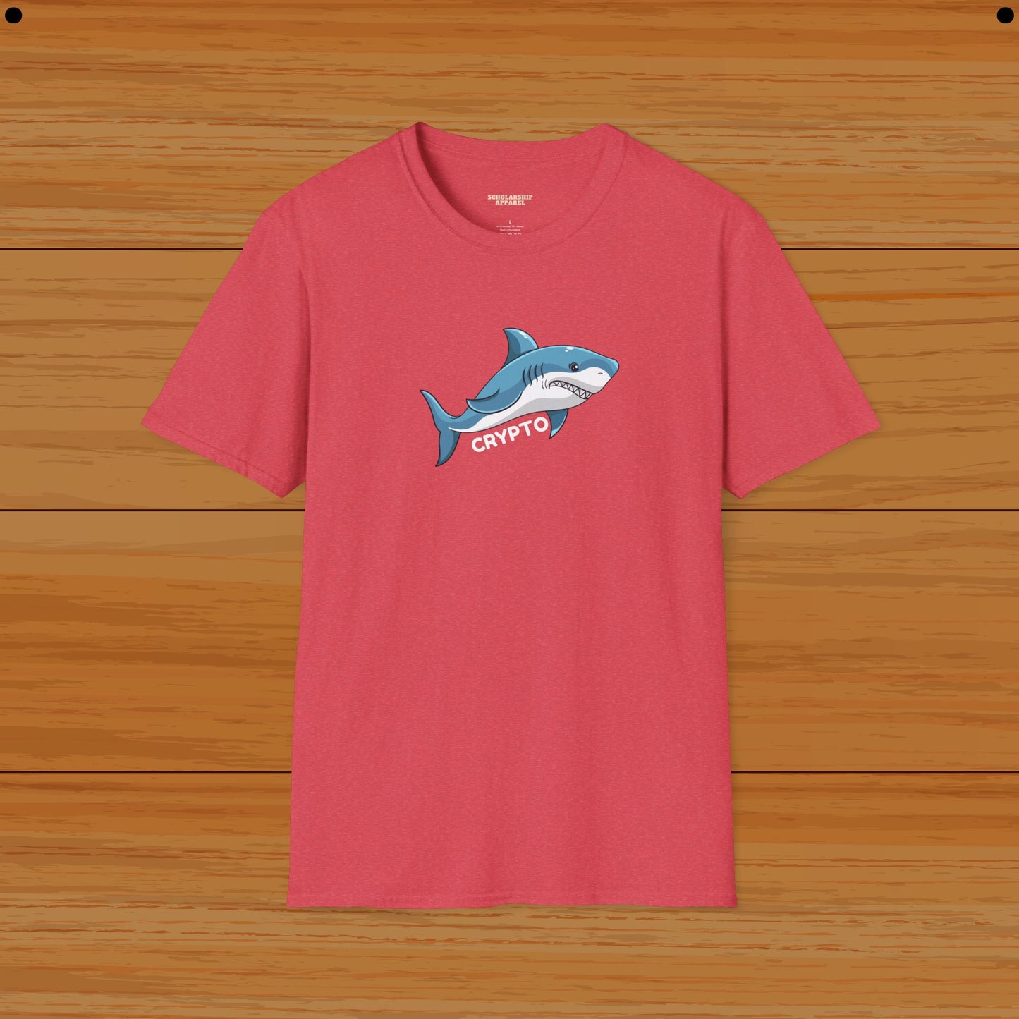 Crypto Shark Humor Tee