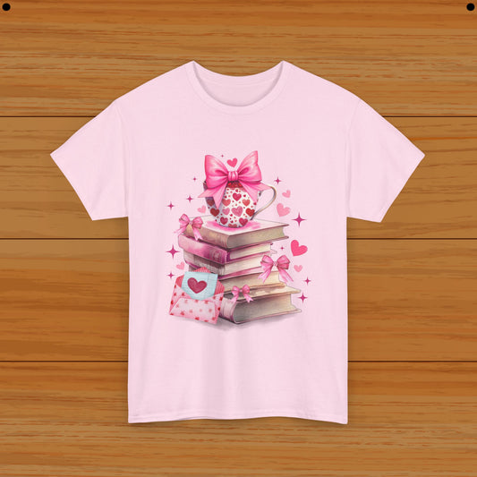 Valentine Tee - Books Love