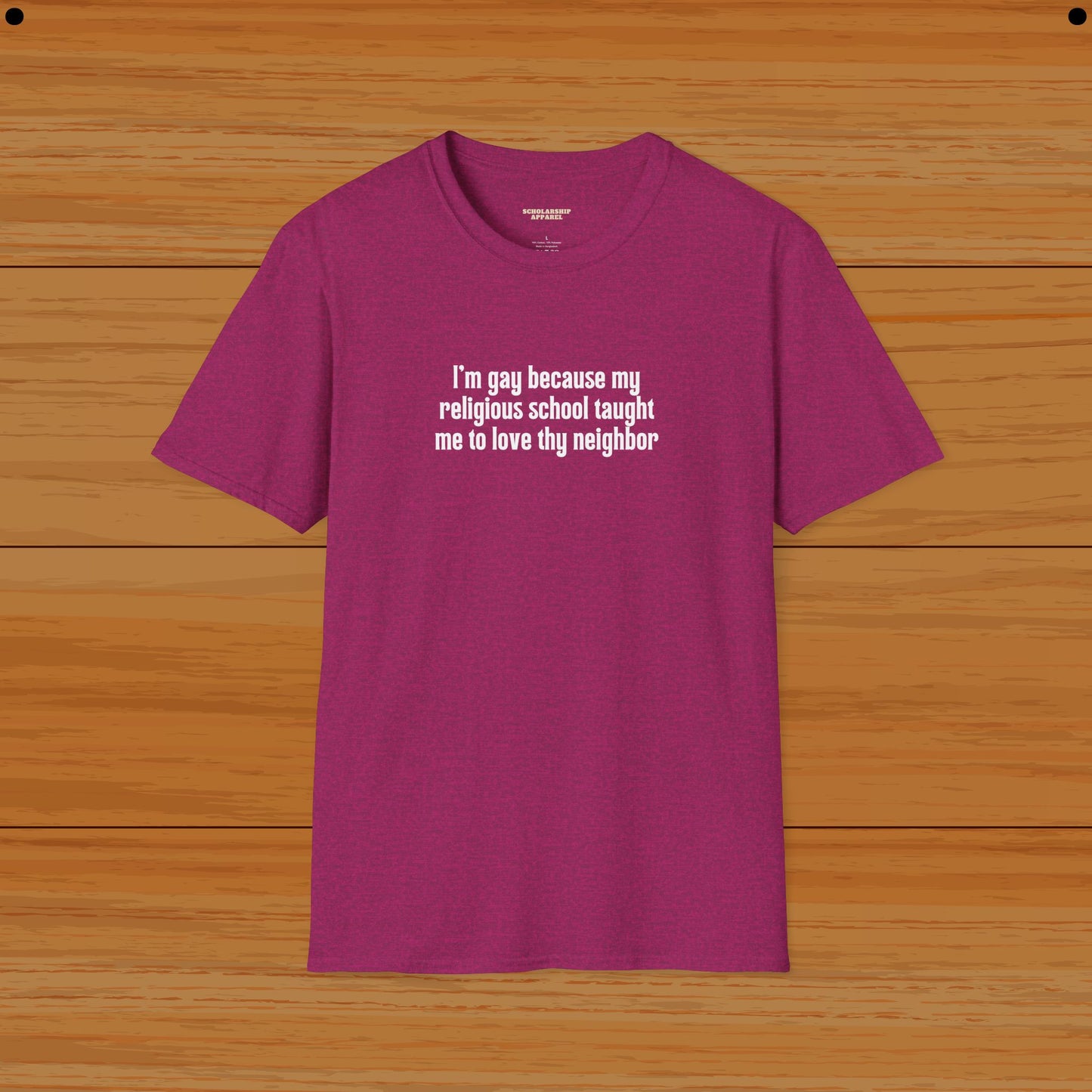 I am gay because Humor Gay Tee