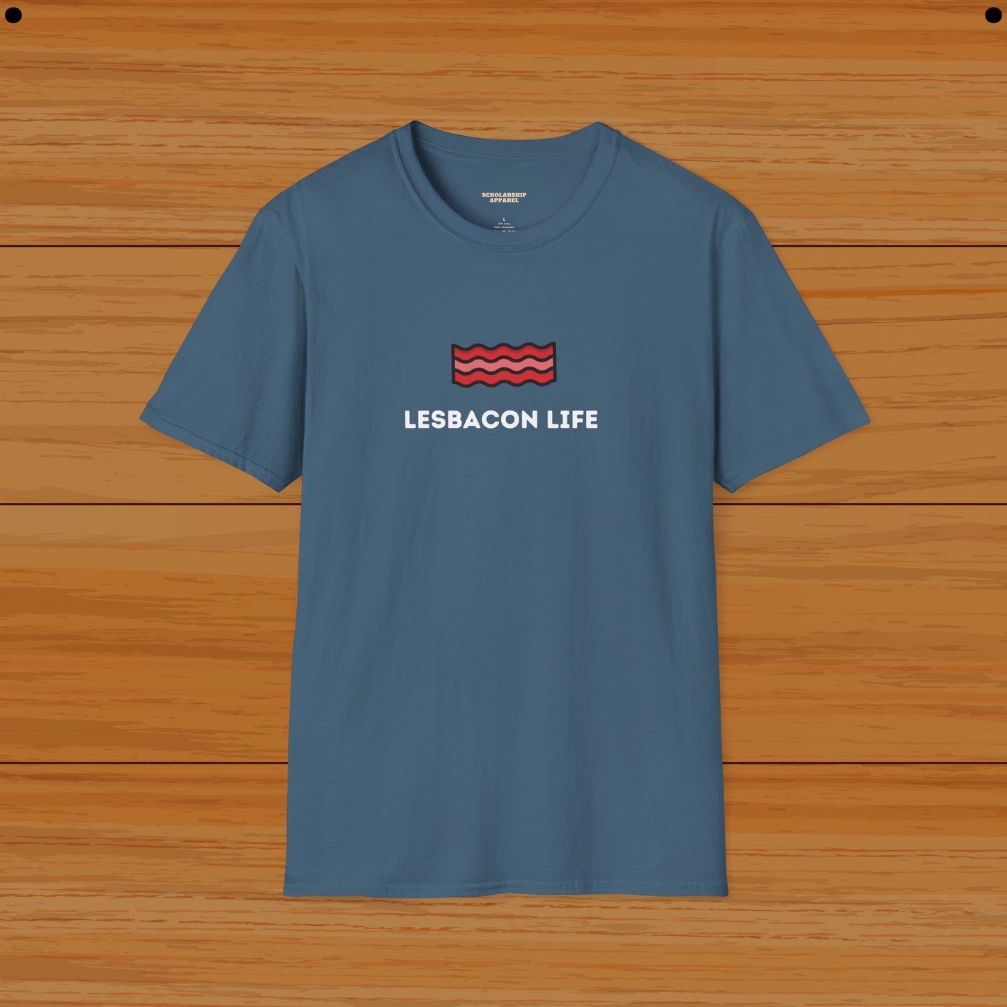 Lessbacon Humor Tee For LGBQT