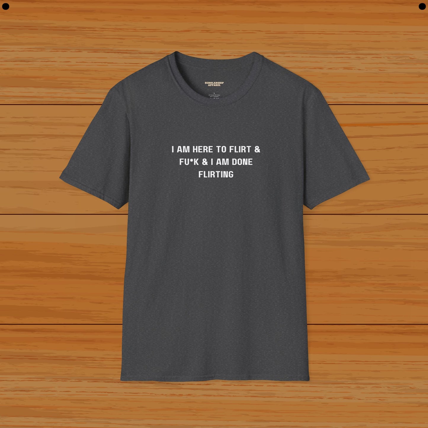 Flirt and Fu*k Humor Tee - Funny Tee