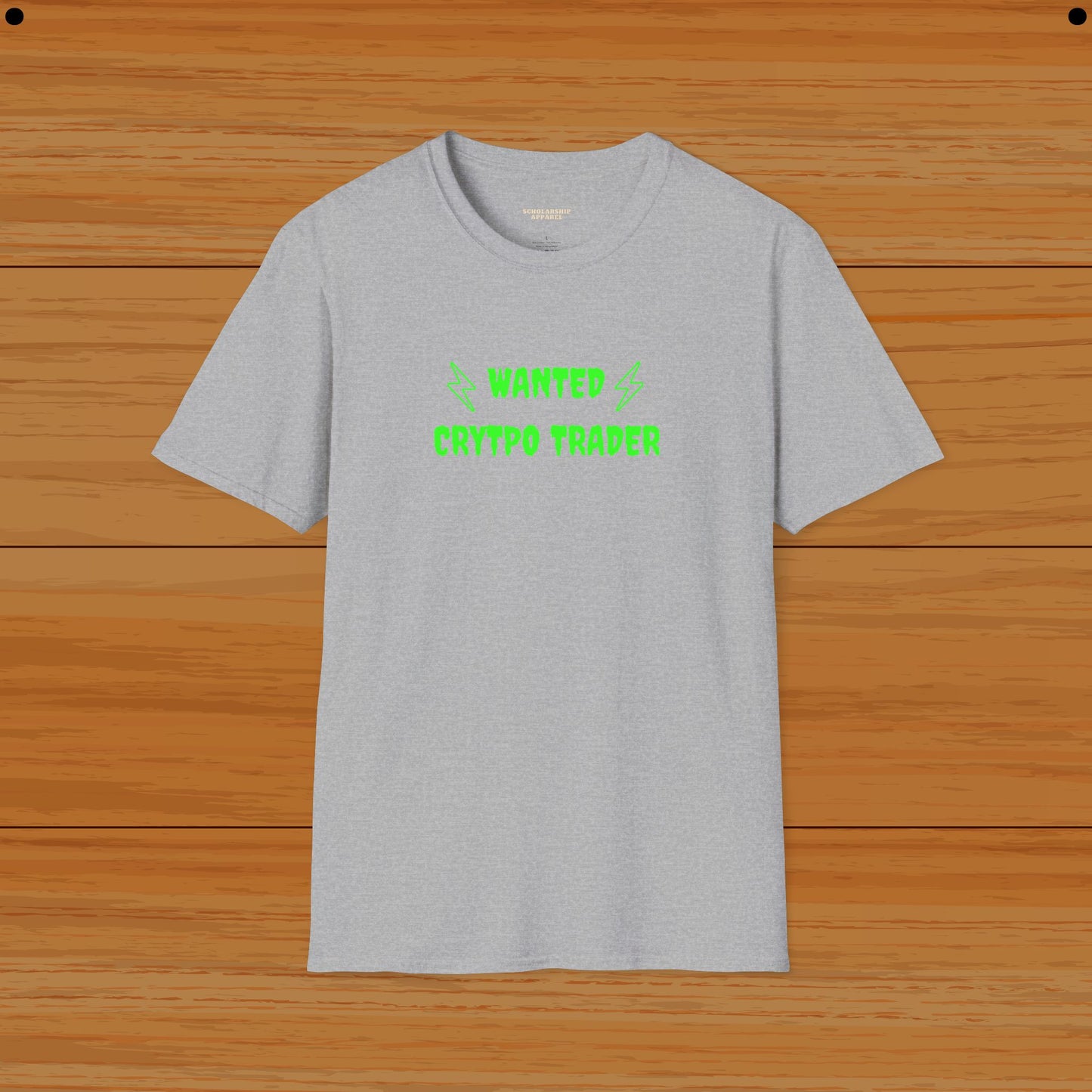 Wanted Crypto Trader Humor Tee