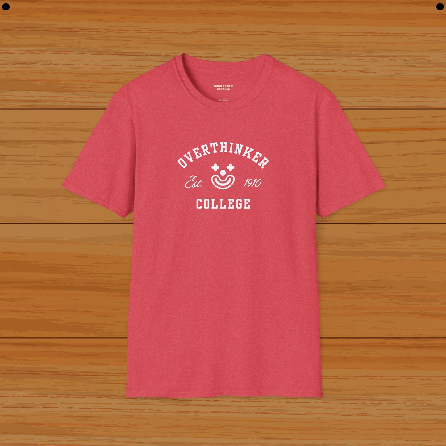 Overthinker College Humor Tee