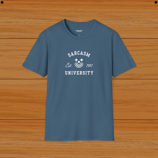 Sarcasm University Humor Tee