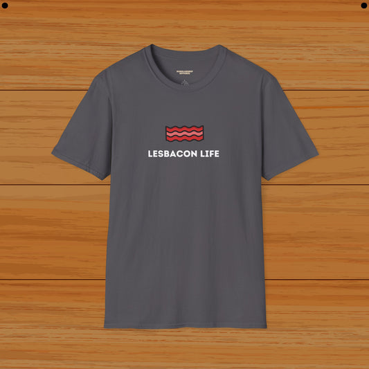 Lessbacon Humor Tee For LGBQT