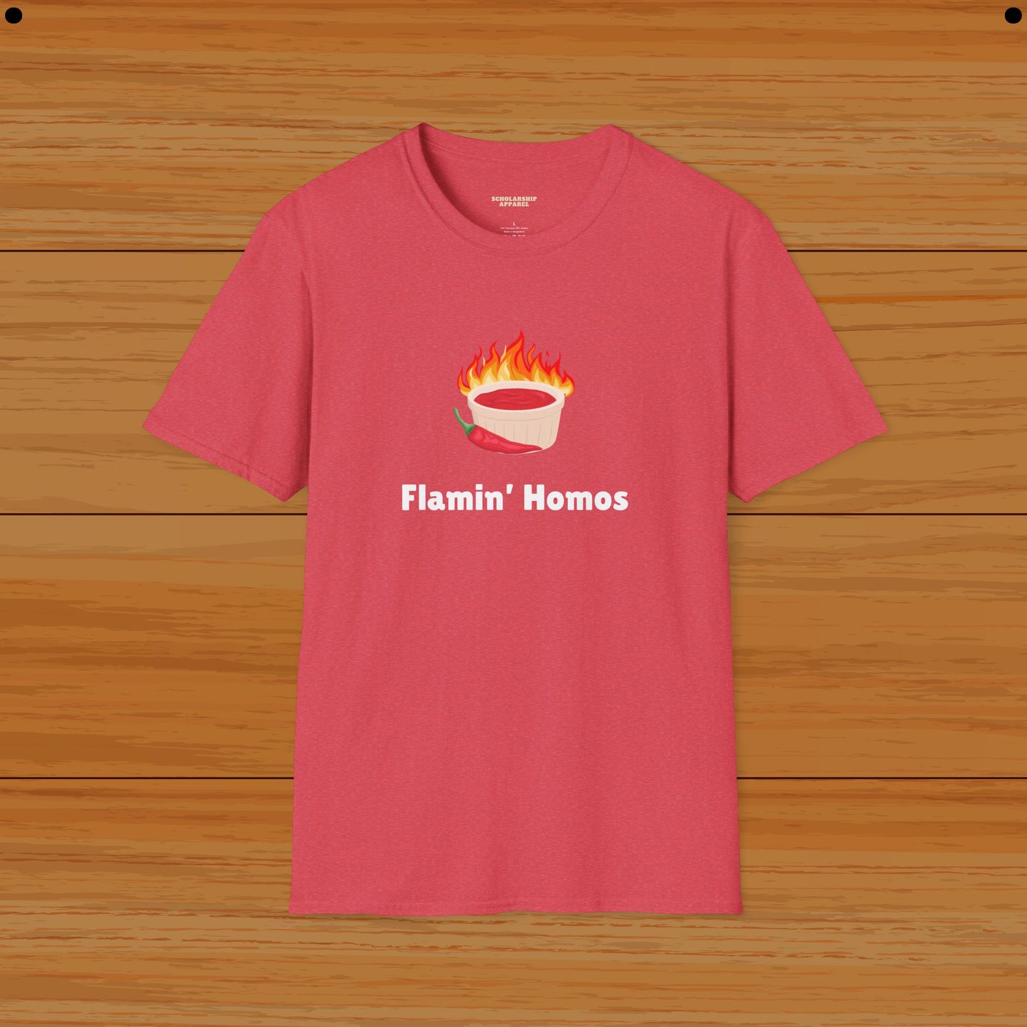 Flamin Homo Humor Tee For LGBQT