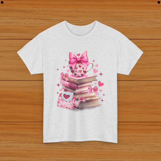 Valentine Tee - Books Love